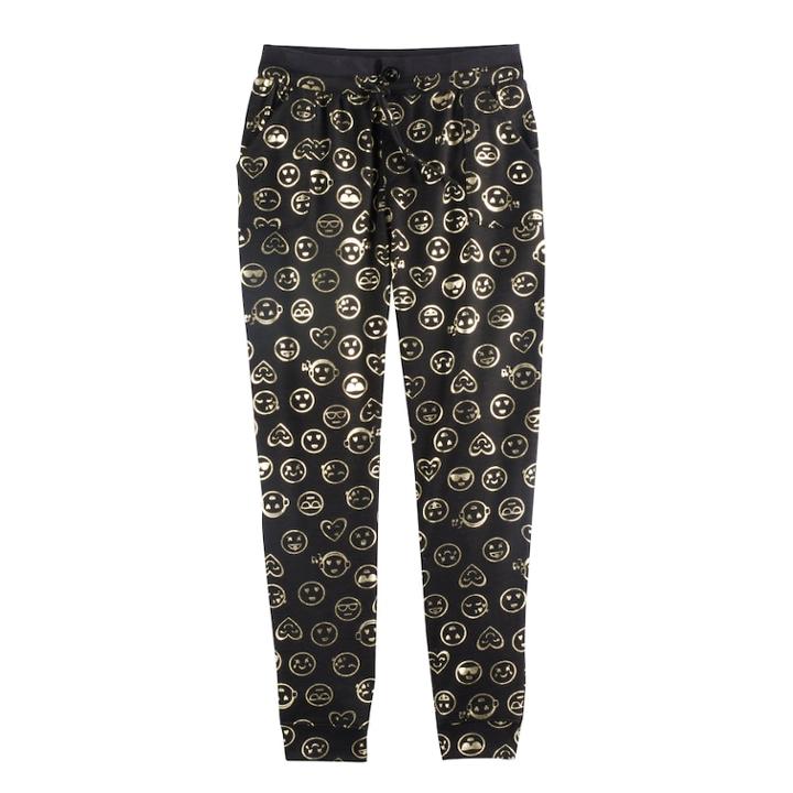 Girls 7-16 So&reg; Pocket Jogger Pants, Size: 7, Black