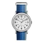 Timex Women's Weekender Denim Striped Watch, Size: Medium, Multicolor