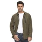 Men's Marc Anthony Slim-fit Shirt Jacket, Size: Xxl, Dark Green