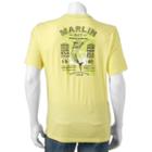 Men's Caribbean Joe Back-print Marlin Bay Fishing Supplies Tee, Size: Xl, Lt Green
