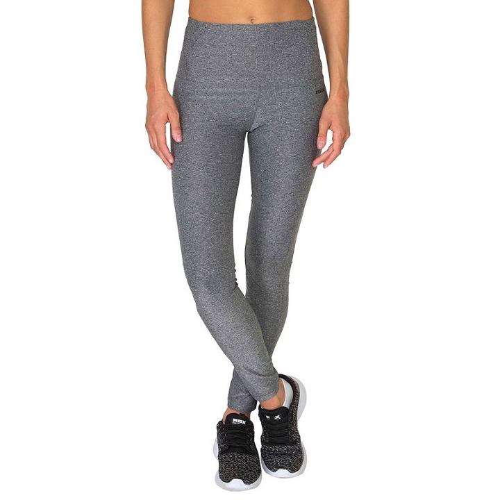 Women's Rbx Tummy-control Leggings, Size: Large, Grey (charcoal)