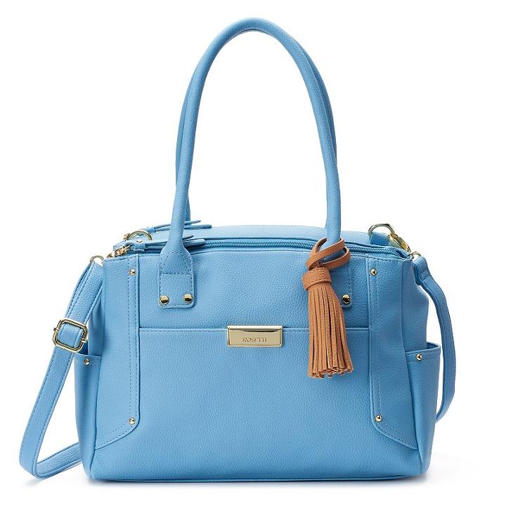 Rosetti Thea Triple-entry Tassel Satchel, Women's, Light Blue