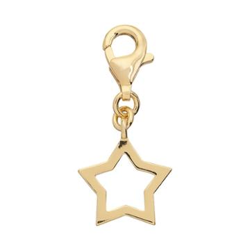 Tfs Jewelry 14k Gold Over Silver Star Charm, Women's, Yellow