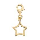 Tfs Jewelry 14k Gold Over Silver Star Charm, Women's, Yellow