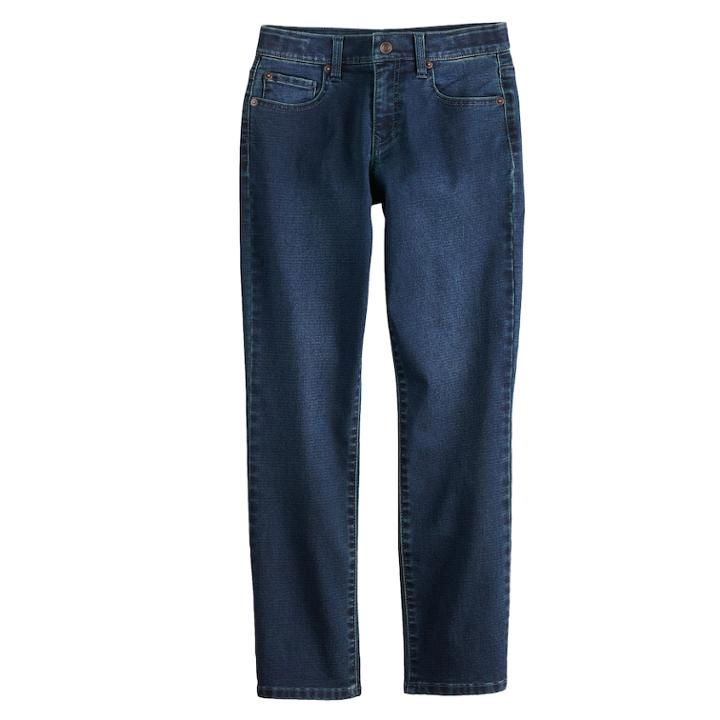 Boys 8-20 Lazer Straight-leg Jeans, Size: 16, Med Blue