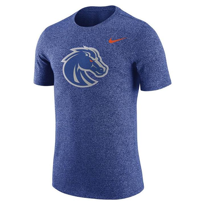 Men's Nike Boise State Broncos Marled Tee, Size: Small, Blue Other