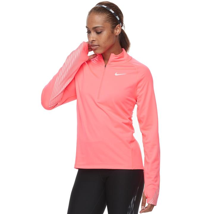 Women's Nike Flash Running Top, Size: Small, Med Red