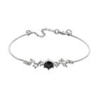 Lc Lauren Conrad Simulated Onyx Cluster Bracelet, Women's, Black