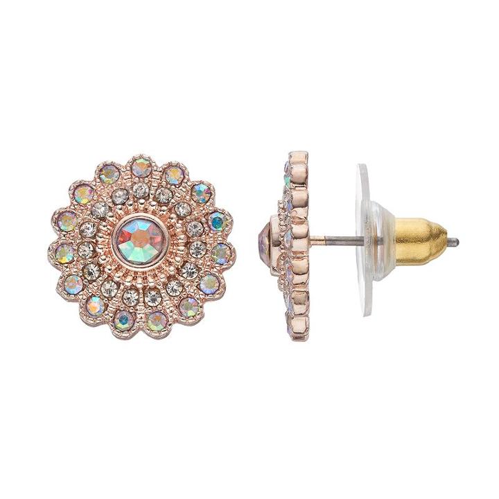 Lc Lauren Conrad Starburst Stud Earrings, Women's, Turq/aqua