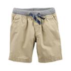 Boys 4-8 Carter's Pull On Shorts, Size: 7, Med Beige