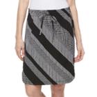 Women's Croft & Barrow&reg; Crepe Skirt, Size: Xs, Black