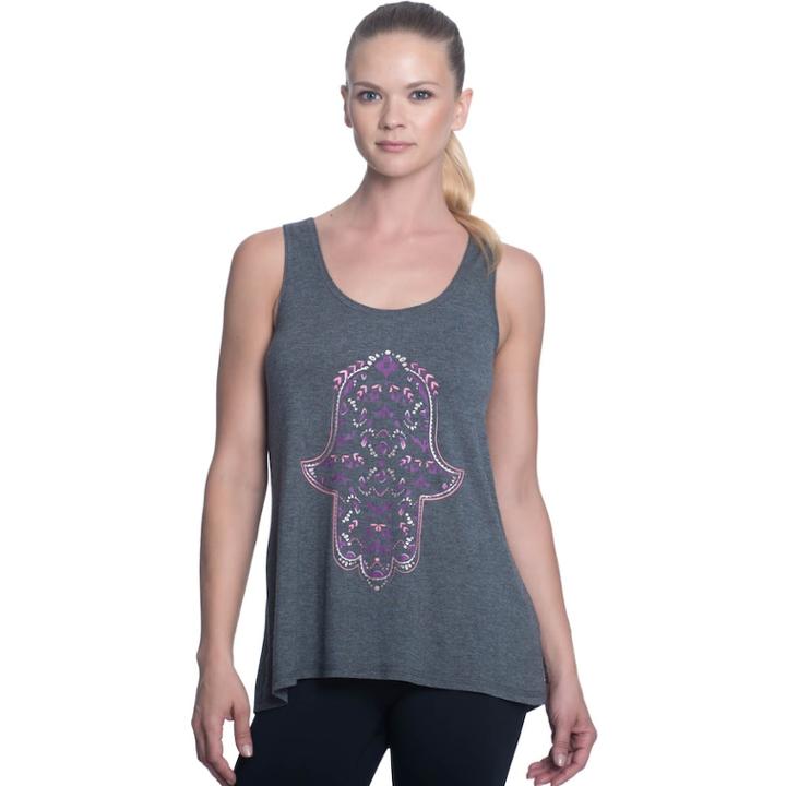 Women's Gaiam Harmony Graphic-print Yoga Tank, Size: Xl, White