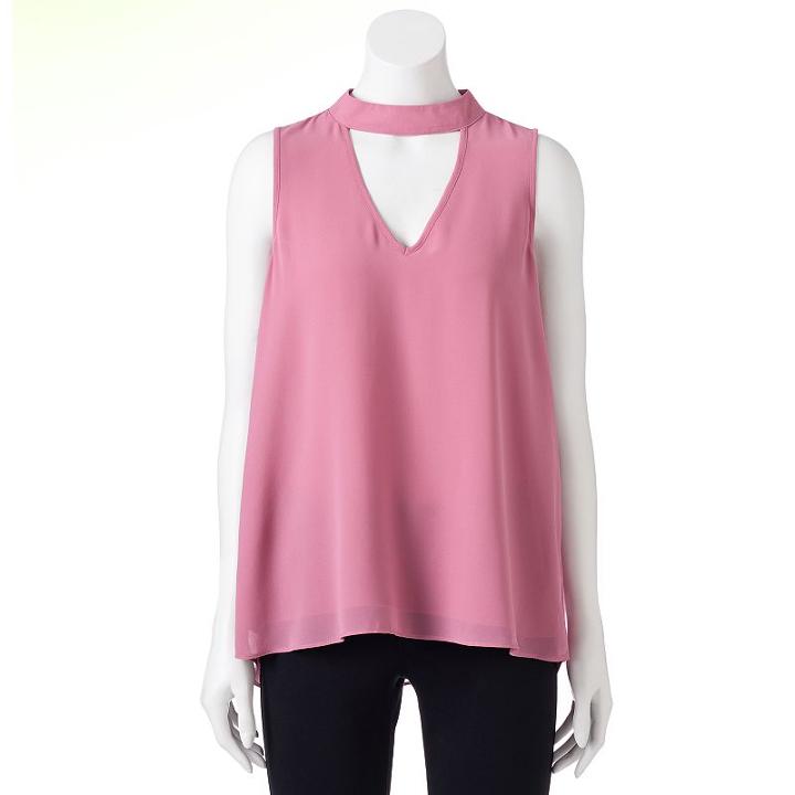 Juniors' My Michelle Choker Tank, Girl's, Size: Xl, Med Purple