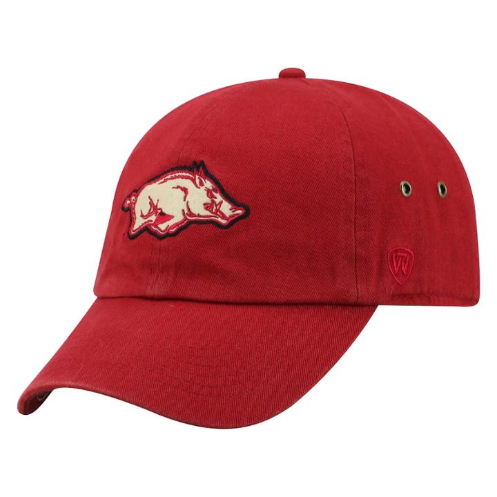 Adult Top Of The World Arkansas Razorbacks Reminant Cap, Men's, Med Red