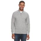 Men's Croft & Barrow&reg; Quarter-zip Sweater, Size: Xxl, White