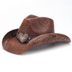 Peter Grimm Flint Rhinestone Cowboy Hat, Women's, Brown