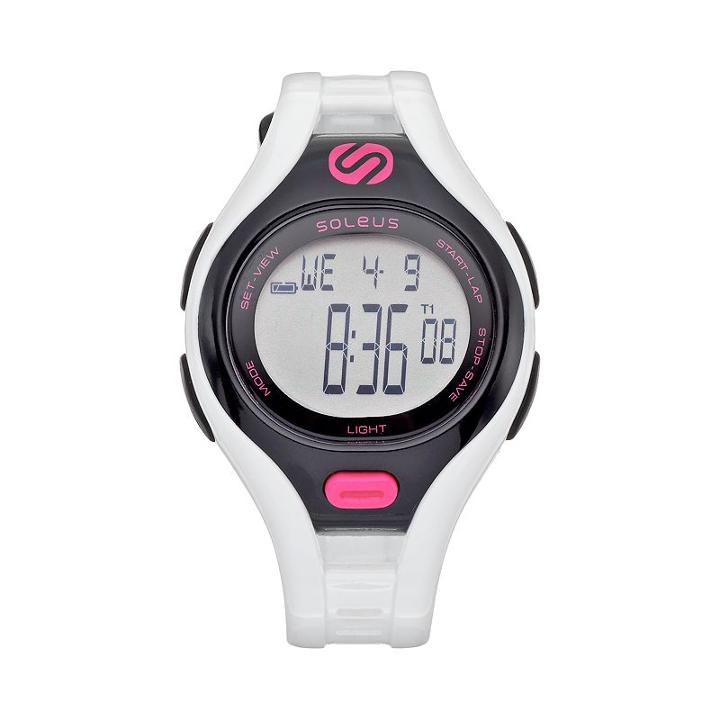 Soleus Women's Dash Digital Chronograph Watch, White