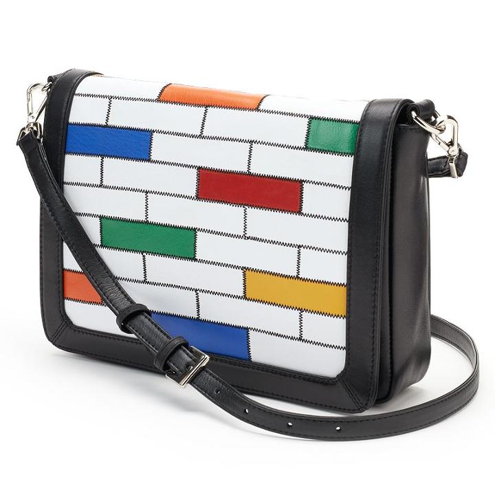 Ili Convertible Clutch Leather Crossbody, Women's, Black