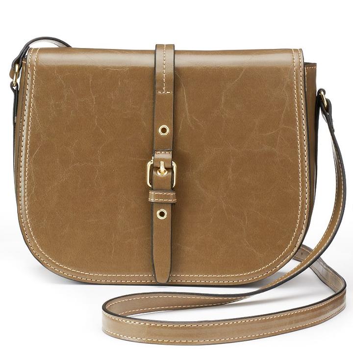 Mondani Dakota Crossbody Saddle Bag, Women's, Green