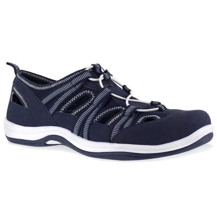 Easy Street Campus Women's Shoes, Size: 9 Wide, Blue (navy)