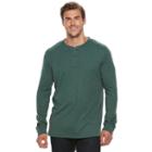 Big & Tall Croft & Barrow&reg; Classic-fit Stretch Henley, Men's, Size: 3xl Tall, Dark Green