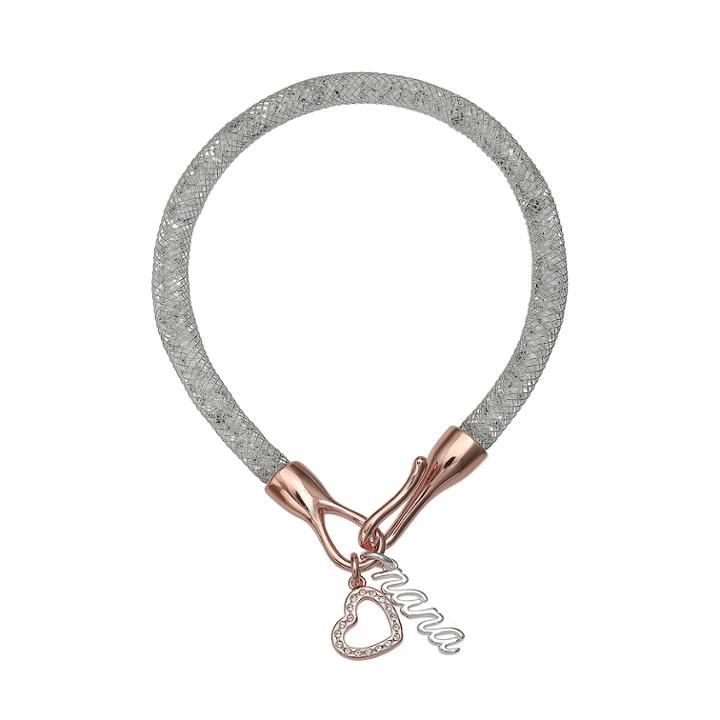 Brilliance Silver Tone Nana Mesh Bracelet, Women's