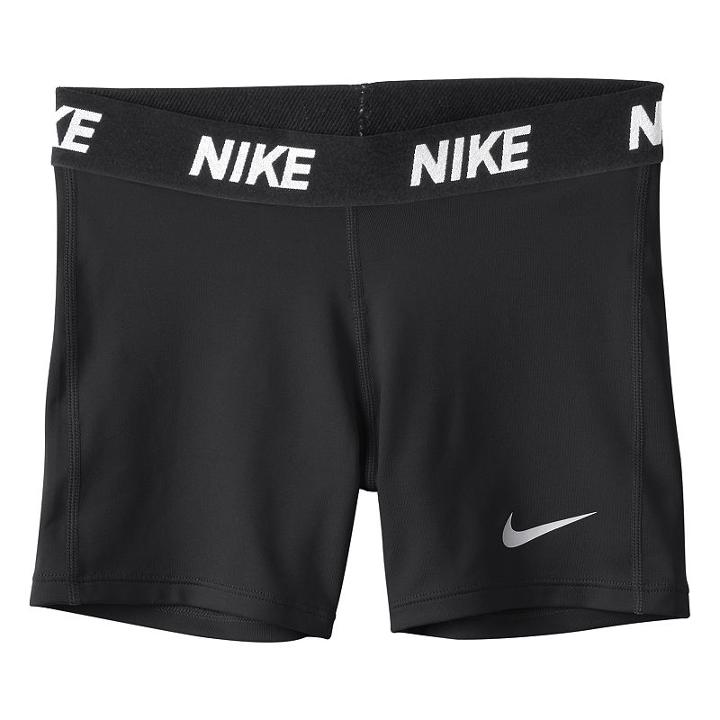 Girls 7-16 Nike Dri-fit Victory Base Layer Shorts, Girl's, Size: Large, Grey (charcoal)