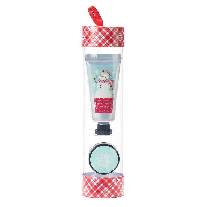 Simple Pleasures Vanilla Lip Balm & Snow Flurries Hand Cream Gift Set (vanilla/snow/cream)