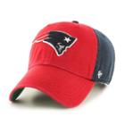 Adult '47 Brand New England Patriots Flag Staff Clean Up Adjustable Cap, Multicolor