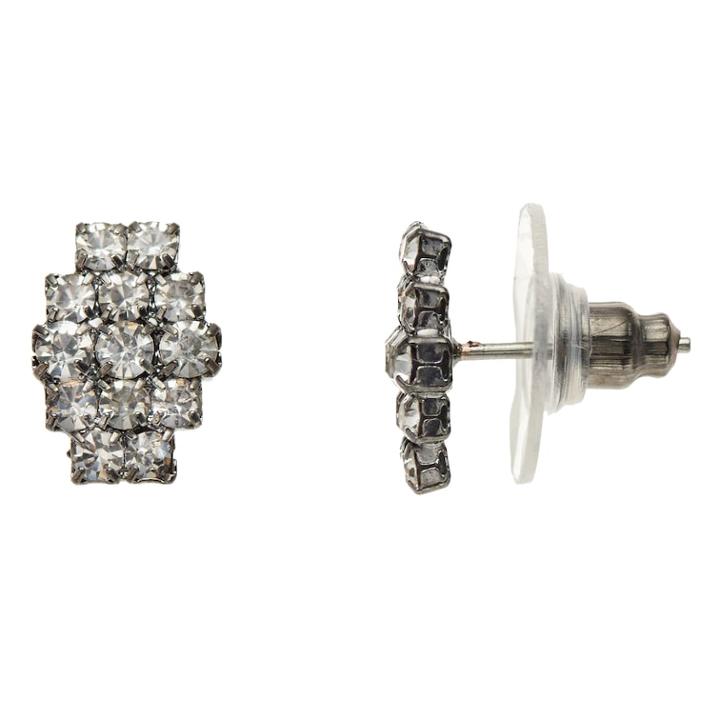 Simply Vera Vera Wang Simulated Stone Button Stud Earrings, Women's, Black