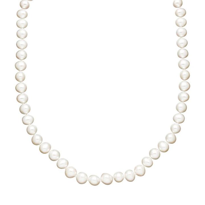 Freshwater By Honora Freshwater Cultured Pearl Necklace In 10k Gold (7.5-8.5 Mm), Women's, Size: 18, White