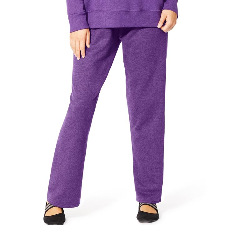 Plus Size Just My Size Fleece Lounge Pants, Women's, Size: 2xl, Drk Purple