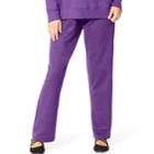 Plus Size Just My Size Fleece Lounge Pants, Women's, Size: 2xl, Drk Purple