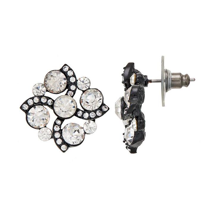 Gs By Gemma Simone Parisian Treasures Collection Stud Earrings, Women's, White