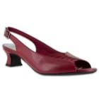 Easy Street Bliss Women's Slingback High Heels, Size: 7 Wide, Red