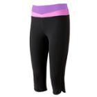 Women's Tek Gear&reg; Core Essentials Shapewear Skimmer Yoga Capris, Size: Medium, Black