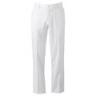 Men's Grand Slam Slim-fit Performance Easy-care Flat-front Pants, Size: 34x29, White
