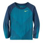 Boys 4-7 Nike Chevron Squares Dri-fit Raglan Tee, Size: 4, Blue