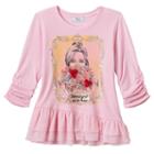 Disney D-signed Beauty And The Beast Girls 7-16 Belle Hatchi Tee, Girl's, Size: Small, Med Pink