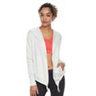 Women's Tek Gear&reg; Hooded Long Sleeve Wrap, Size: Xs, Light Grey