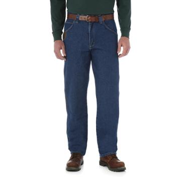 Men's Wrangler Riggs Workwear Relaxed-fit Five-pocket Jeans, Size: 34x30, Blue