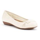 Croft & Barrow&reg; Women's Ortholite Bow Ballet Flats, Size: 8, White