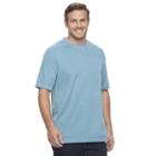 Big & Tall Croft & Barrow&reg; Classic-fit Slubbed Outdoor Performance Crewneck Tee, Men's, Size: 3xl Tall, Blue (navy)