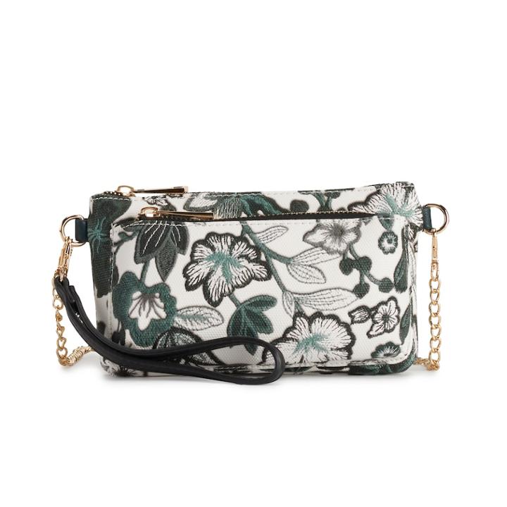 Mellow World Primerose Floral Convertible Crossbody Bag, Women's, Drk Yellow