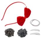 Girls 4-16 Capelli Holiday Hair Kit, Dark Red