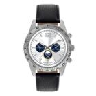 Men's Game Time Buffalo Sabres Letterman Watch, Black