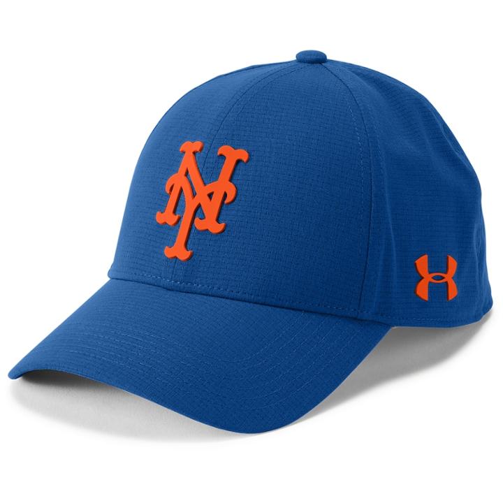 Men's Under Armour New York Mets Driving Adjustable Cap, Dark Blue