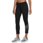 Women's Nike Futura Graphic 3/4 Tights, Size: Small, Grey (charcoal)