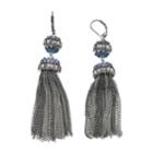 Simply Vera Vera Wang Tasseled Nickel Free Drop Earrings, Women's, Blue