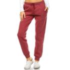 Women's White Mark Side-stripe Jogger Pants, Size: Xl, Purple Oth